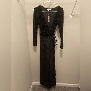 Baltic Born black velvet Esmerelda dress NWT